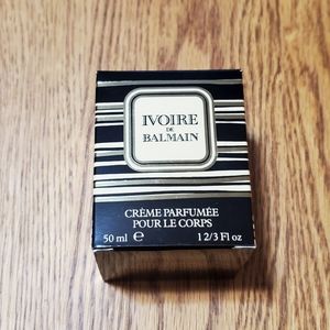 NEW Ivoire de Balmain Creme Parfumee 1.66 oz / 50 ml Vtg Parfums Paris France